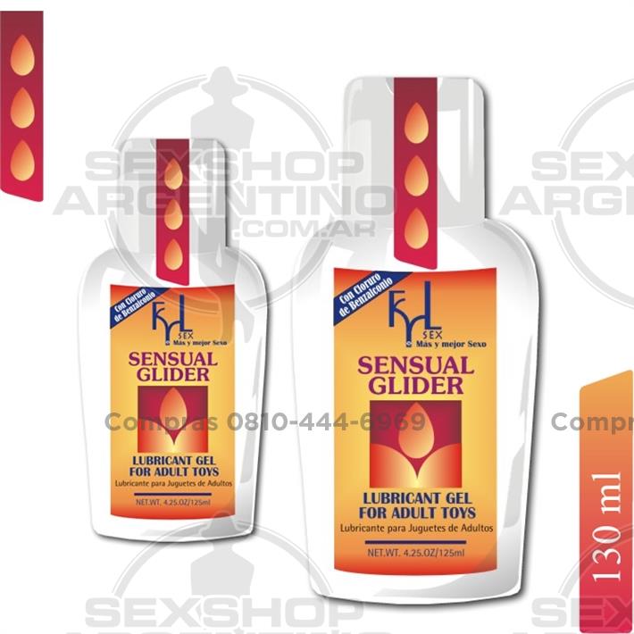 Aceites y lubricantes, Lubricantes neutros - Crema Lubricante Sensual Glinder 130cm3